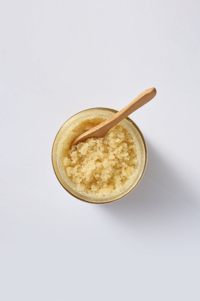 NYL Shimmer Scrub: Vegan, Clean, and Cruelty-Free Smoothing Sugar Scrub with Shimmer. Sugar Exfoliation for Fresh Skin, Mica for Subtle Shimmer. Meadowfoam Seed Hydration. Ethereal Glow in a Jar