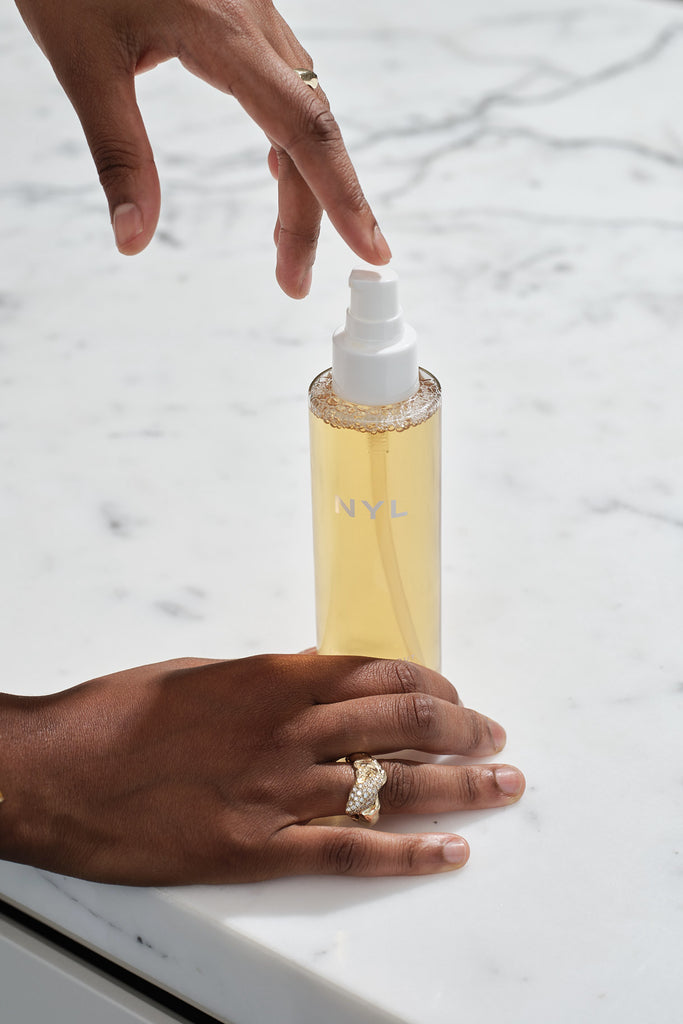 Aloe, Papaya & Rosewater deliver a winning combination with Rose Knockout — a hydrating cleanser that doubles as a gentle exfoliator to smooth and brighten & tone.   Key ingredients: Aloe + Papaya. NYL Skincare. Hand-crafted skincare for all. Rooted in botanicals and created in extra-small batches from only the good stuff, NYL is vegan and cruelty-free and nothing but fresh, clean, pure & potent. No compromises. That’s NYL.